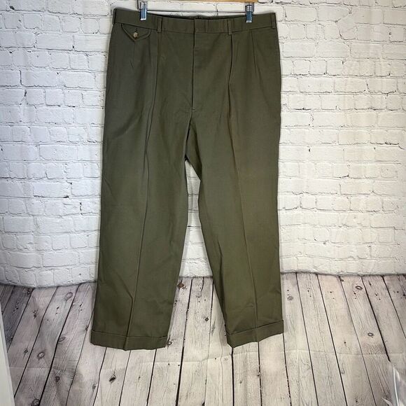 Vintage Polo by Ralph Lauren Pleated Front Mens Chino Pants Trousers size 38 - Picture 1 of 9
